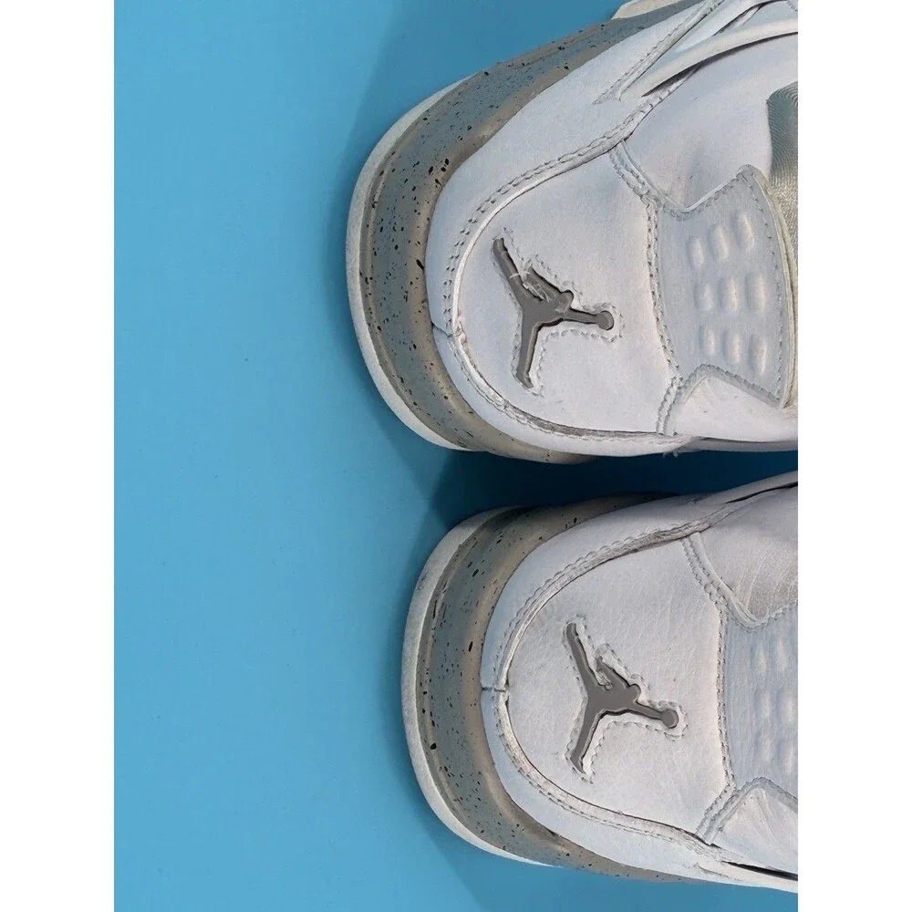 2021 Air Jordan 4 Retro White Oreo Size 6.5Y (womens 8) DJ4699 100 Clean